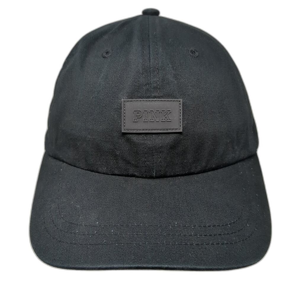 PINK Patch Slideback Baseball Hat Black One Size Victoria's Secret